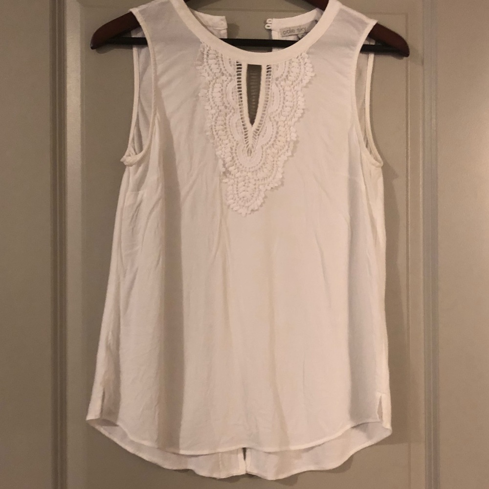 Ivory Sleeveless Top
